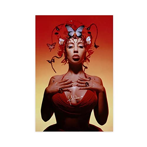 Kali Uchis Roter Mond in Venus Album Poster 6 Leinwand Poster Wandkunst Dekor Druck Bild Gemälde für Wohnzimmer Schlafzimmer Dekoration ungerahmt 40 x 60 cm Kali Uchis Roter Mond in Venus Album Poster 6 Leinwand Poster Wandkunst Dekor Druck Bild Gemälde für Wohnzimmer Schlafzimmer Dekoration ungerahmt 40 x 60 cm von PUrrre