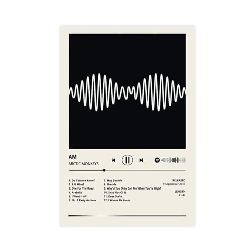 Leinwand-Poster, Motiv: Sänger Arctic Monkeys AM, Wandkunst, Dekor, Bild, Gemälde für Wohnzimmer, Schlafzimmer, Dekoration, ungerahmt, 40 x 60 cm Leinwand-Poster, Motiv: Sänger Arctic Monkeys AM, Wandkunst, Dekor, Bild, Gemälde für Wohnzimmer, Schlafzimmer, Dekoration, ungerahmt, 40 x 60 cm von PUrrre