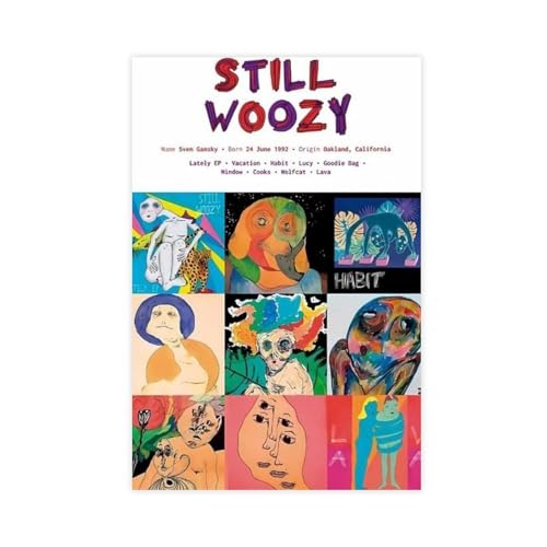 Still Woozy Musikalbum auf Leinwand, Poster, Wandkunst, Dekor, Bild, Gemälde für Wohnzimmer, Schlafzimmer, Dekoration, ungerahmt, 40 x 60 cm Still Woozy Musikalbum auf Leinwand, Poster, Wandkunst, Dekor, Bild, Gemälde für Wohnzimmer, Schlafzimmer, Dekoration, ungerahmt, 40 x 60 cm von PUrrre