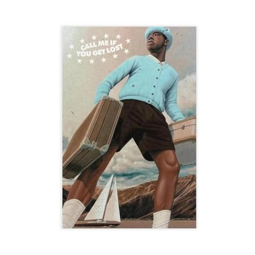 Tyler, The Creator Call Me If You Get Lost, Musikalbum-Poster, Wandkunst, Dekordruck, Bild, Gemälde für Wohnzimmer, Schlafzimmer, Dekoration, ungerahmt, 30 x 45 cm Tyler, The Creator Call Me If You Get Lost, Musikalbum-Poster, Wandkunst, Dekordruck, Bild, Gemälde für Wohnzimmer, Schlafzimmer, Dekoration, ungerahmt, 30 x 45 cm von PUrrre
