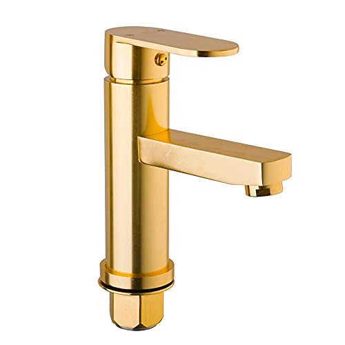 Handmalerei, Raum, Aluminium, Metallmaterialien, Einhandmischer, Warm- und Kaltwassermischer, Armaturen, Badezimmer-Waschbeckenarmatur (2) von PVASROQWM