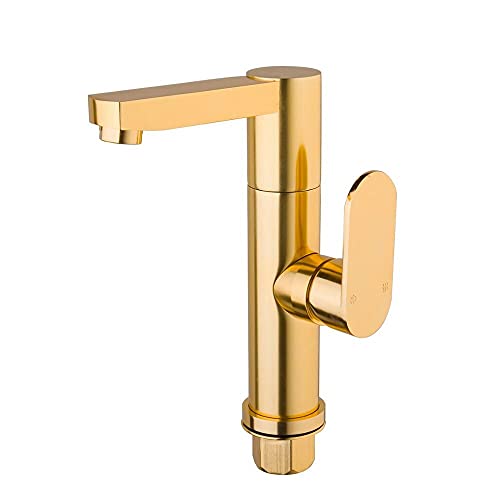 Handmalerei, Raum, Aluminium, Metallmaterialien, Einhandmischer, Warm- und Kaltwassermischer, Armaturen, Badezimmer-Waschbeckenarmatur (5) von PVASROQWM