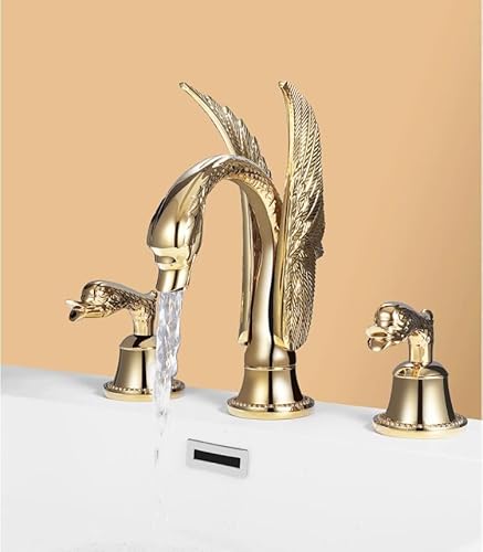 Luxus Badezimmer Waschbecken Wasserhahn heiß und kalt weit verbreitet Messing Schwan Lavotory Wasserhahn Badezimmer Gefäß Waschbecken Mischbatterie Messing Luxus Badezimmer Waschbecken Wasserhahn heiß und kalt weit verbreitet Messing Schwan Lavotory Wasserhahn Badezimmer Gefäß Waschbecken Mischbatterie Messing von PVASROQWM