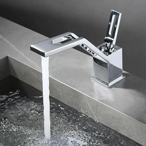 Waschtischarmatur, Badezimmer, Warm, Kalt, Weiß, Mischbatterie, Kran, Deck, Einhebelmischer, Messing, Schwarz Waschtischarmatur, Badezimmer, Warm, Kalt, Weiß, Mischbatterie, Kran, Deck, Einhebelmischer, Messing, Schwarz von PVASROQWM
