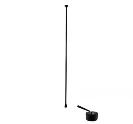 Wassertropfen-Deckenarmatur, Badezimmer, Waschbecken, Badewanne, Wasserhahn, massives Messing, Wandmontage, Warm- und Kaltwassermischer, Wannen-Hardware (schwarzes Deck) von PVASROQWM