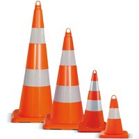 Leitkegel aus PVC, überfahrbar, Höhe 750 mm 2,70 kg von TEMKA