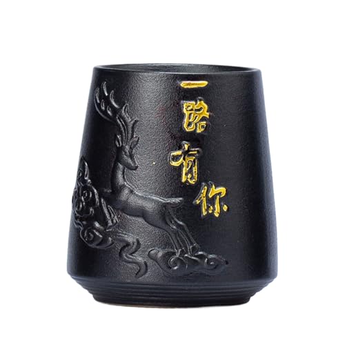 PVFRTGYHU P1761-茶具礼品茶具 Durchsichtige Teekanne mit Sieb 收纳筒配件 Keramik-Teeservice 陶瓷茶道瓶檀木茶夹洗壶刷笔黄铜茶刀茶勺 von PVFRTGYHU