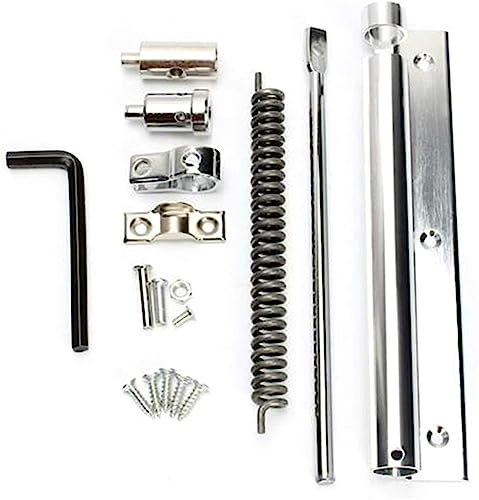 Automatischer Türschließer Automatische Türschließer Scharnier Selbstschließend Passende Teile Versteckte Tür Türstopper Schließer Feder Einstellbar Svart(Silver) von PVGYUJFD