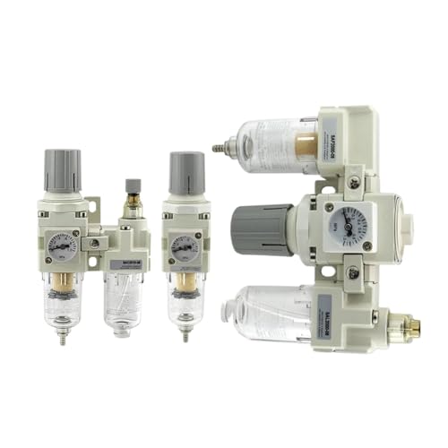 1 x pneumatischer zweiteiliger Öl-Wasserabscheider AC2010 Prozessor Luftpumpe Filter Druckregelventil (AR4000-04) von PVTLCYBI