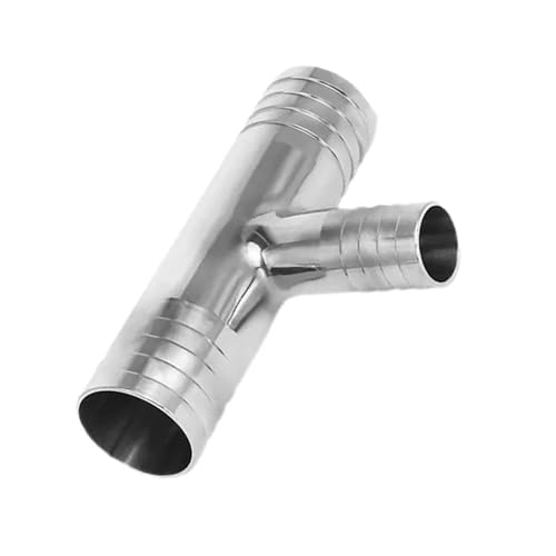 6 8 10 12 14 16 19 20 25 32 38-51 mm Schlauchstutzen Reduzierstück T-3-Wege-Verteiler Schlauchstutzen Verbindungsstück (12-8-12 mm) von PVTLCYBI