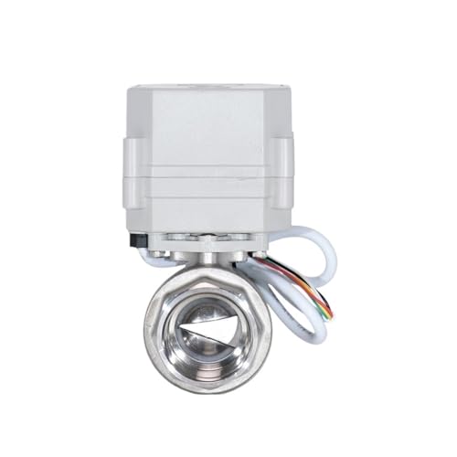 PVTLCYBI Kugelhahn Typ V DN8-25 1/4'' auf 1'' SS304 V-Form Modulator 4-20mA Eingangssignal 0-5V & 0-10V(DN8,N/P/T_OC Output PWM_4-20MA) von PVTLCYBI