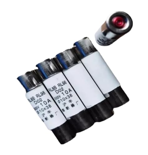 Sicherungen: RL8B RL98 RL98-32 1A 2A 3A 4A 5A 6A 10A 12A 16A 20A 25A 30A 32A 500V D02 10mm*38mm / Sockel: RL8B-32 RL98-32A 500V(RL8B 12A 500V 10X38) von PVTLCYBI
