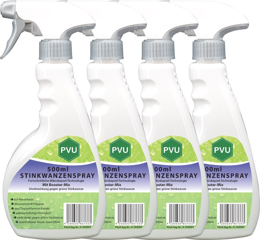 PVU Insektenspray Stinkwanzen / Wanzen Bekämpfung, 2 l, Booster Mix, unmittelbarer Knock-down Effekt von PVU