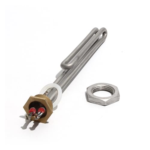PVUVT Elektrisches Heizelement-Booster-Rohr aus Edelstahl for Wasserkocher 1"/DN25/32mm, AC110V/220V/380V, 1/2/3/4/6KW(Type B-110V-1KW 180mmL) von PVUVTNAHW