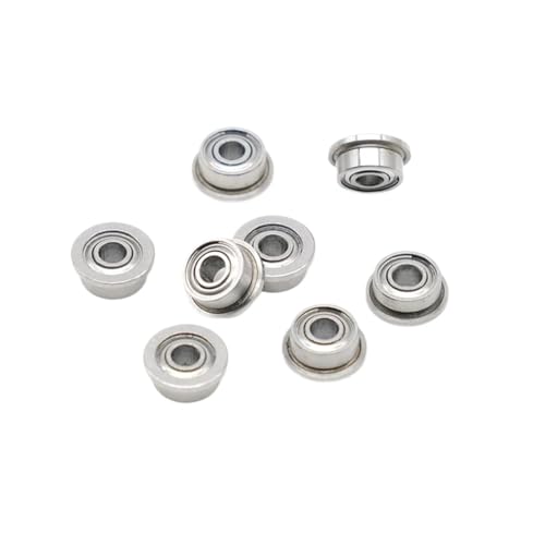PVUVTNAHW 10PCS MF83ZZ Flansch Lager 3x8x3 Mm ABEC-7 Miniatur Flansch Kugellager von PVUVTNAHW