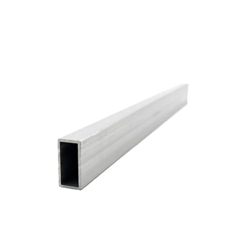 PVUVTNAHW 10x20mm Dickes 1mm 2mm Rechteckiges Aluminiumrohr 6063 Aluminium-Vierkantrohr zur Dekoration(10x20x2mm-500mm) von PVUVTNAHW