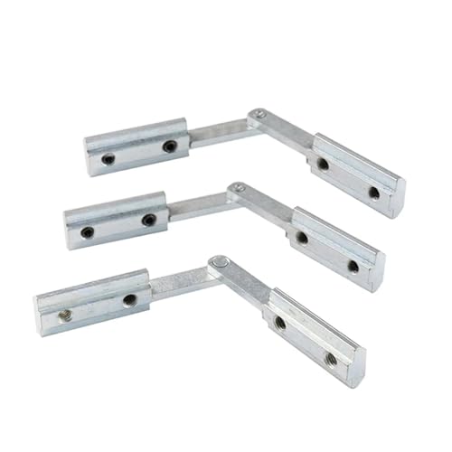 PVUVTNAHW 4 stücke Halterung Verschluss Abgeschrägte Nut Mit M5 Schraube for 2020 2040 Aluminium Profil Stecker CNC 3D Drucker(20A) von PVUVTNAHW