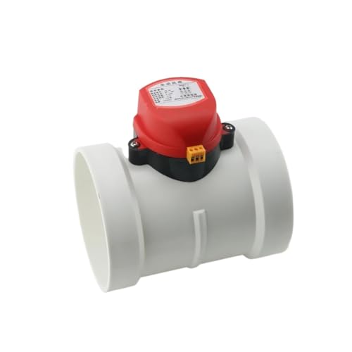 PVUVTNAHW 75/110/160/200 mm ABS-Kunststoff motorisierter Dämpfer PVC-Rückschlagventil Luftkanal-Volumenregler for Lüftungsrohr 220 VAC(75mm) von PVUVTNAHW