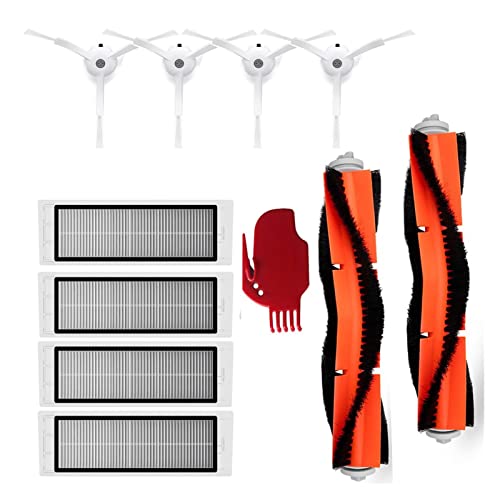 PVUVTNAHW Hauptbürstenwaschabilter -Seitenbürste for Mijia kompatibel 1S SDJQR01RR Kompatibel for Xiaowa C10 E35 E3 Kompatibel for Roboter -Staubsaugerzubehör(MT2) von PVUVTNAHW