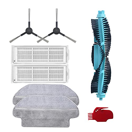 PVUVTNAHW Hauptbürstenwaschabilter -Seitenbürste for Viomi kompatibel SE V2 V2PRO V-RVCLM21B V3 for Roboter -Staubsauger -Wischentuch(2-3) von PVUVTNAHW