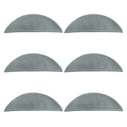 PVUVTNAHW Hauptseite Bürstenfilter Mopp Tuch Staubbeutel for Roboter Vakuumkompatibel for LYDSTO R1 Staubsauger Zubehör Ersatz(6 Gray Mop) von PVUVTNAHW
