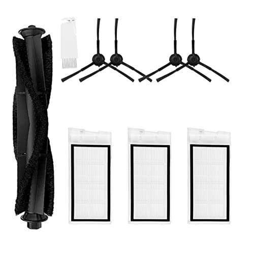 PVUVTNAHW Mops Tücher Lappen Staubbeutel Walzen Hauptbürste Seitenbürstenfilter Kompatibel for ROIDMI VORABEND Plus for Roboter-Staubsaugerteile(Set-5) von PVUVTNAHW