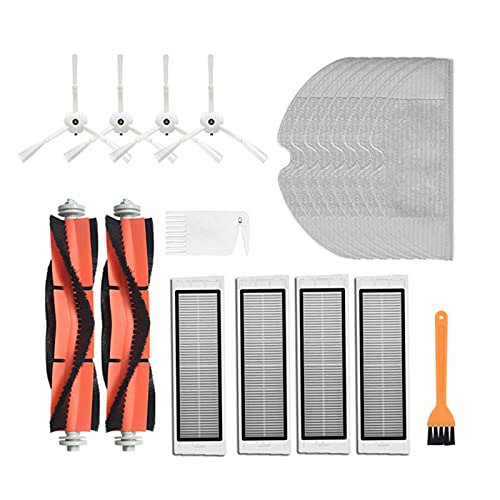 PVUVTNAHW Neue Hauptbürste Waschbares Filter Seitenbürstenkit Kompatibel for MI Vacuum 1. Roboter for Roborock S50 S51 S55 S6 E35 T60 T61 T65 Teile(Set-26) von PVUVTNAHW
