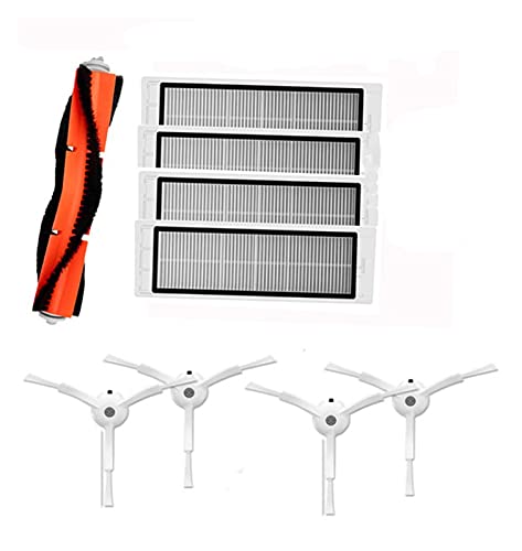 PVUVTNAHW Neue Hauptbürste Waschbares Filter Seitenbürstenkit Kompatibel for MI Vacuum 1. Roboter for Roborock S50 S51 S55 S6 E35 T60 T61 T65 Teile(Set-3) von PVUVTNAHW