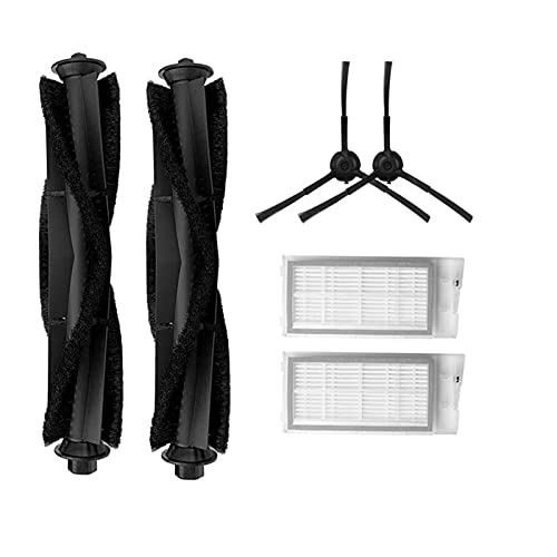 PVUVTNAHW Neue Mopp-Tücher Staubbeutel Hauptbürste Seitenbürstenfilter kompatibel for ROIDMI EVE. Plus-Staubsauger-Ersatzteile(Set-15) von PVUVTNAHW
