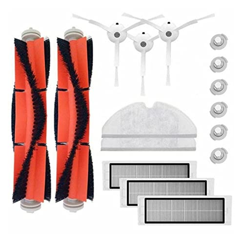 PVUVTNAHW Waschbare Vakuumteile Kompatibel for Roborock S502 Roboter-Staubsauger (Mitte/Seitenbürste Hepa-Filter-Mopp-Tuch) Kits(Set-B) von PVUVTNAHW