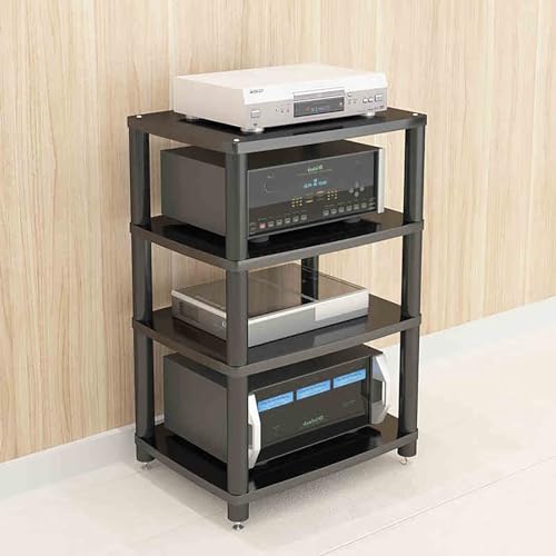 AV Media Stand Media Audio Tower Schrank 1 3 34 Zoll von PVYGDXYI
