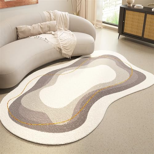 PVYGDXYI Abstrakter geometrischer moderner Flächenteppich mit unregelmäßiger Form, waschbarer Teppich PVYGDXYI Abstrakter geometrischer moderner Flächenteppich mit unregelmäßiger Form, waschbarer Teppich von PVYGDXYI