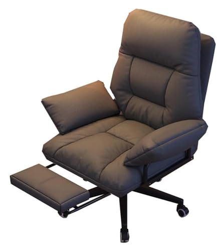 PVYGDXYI Ergonomischer Bürostuhl, Chefsessel, Arbeitsstühle mit Rollen, Computer-Schreibtischstuhl mit verstellbarer Höhe, Drehstuhl mit Rollen für Schminktisch. von PVYGDXYI