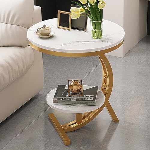 PVYGDXYI Mini Runder Moderner Minimalistischer Schlafzimmer Nachttisch mit Schiefer-Arbeitsplatte, Modern Minimalistisch Schlafzimmer Wohnzimmer Sofa Beistelltisch/Balkon Klein Rund Ta PVYGDXYI Mini Runder Moderner Minimalistischer Schlafzimmer Nachttisch mit Schiefer-Arbeitsplatte, Modern Minimalistisch Schlafzimmer Wohnzimmer Sofa Beistelltisch/Balkon Klein Rund Ta von PVYGDXYI