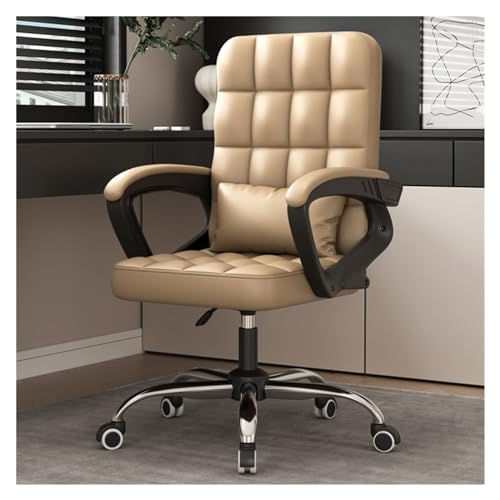 Stuhl Bürostuhl Ergonomischer Bürostuhl Verstellbarer Chefsessel mit Lederarmlehnen Hohe Rückenlehne Computerstuhl Bürostühle mit Rädern Drehbarer Rollstuhl Stuhl Bürostuhl Ergonomischer Bürostuhl Verstellbarer Chefsessel mit Lederarmlehnen Hohe Rückenlehne Computerstuhl Bürostühle mit Rädern Drehbarer Rollstuhl von PVYGDXYI