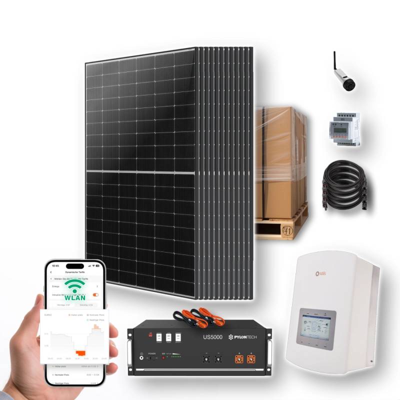 PVundSO 5,3kW Solaranlage mit 4,8kW Pylontech Speicher Solis Hybrid-Wechselrichter und JA-Solar Module PVundSO 5,3kW Solaranlage mit 4,8kW Pylontech Speicher Solis Hybrid-Wechselrichter und JA-Solar Module von PVundSO