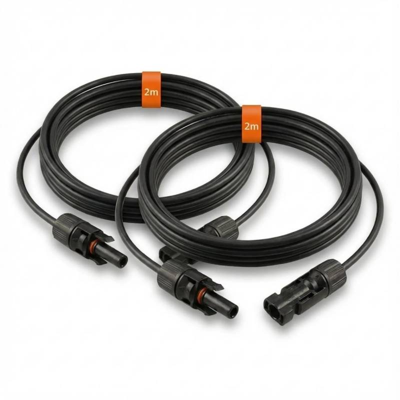PVundSO Solarkabel-Verlängerung 2x 2m Schwarz MC4 PVundSO Solarkabel-Verlängerung 2x 2m Schwarz MC4 von PVundSO