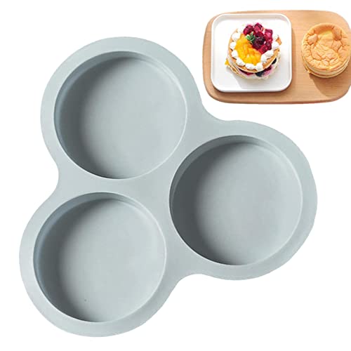 PW TOOLS Luftfritteuse-Eierform, 3 Mulden, Antihaftbeschichtete Silikon-Muffinform, Zubehör für die Luftfritteuse von PW TOOLS