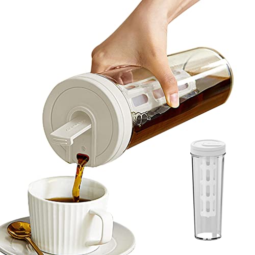 PW TOOLS Saftbehälter für Kühlschrank | 1 Liter Saftflaschen mit Verschluss,Auslaufsichere Weithals-Wasserbehälter für Eistee, kaltgebrühten Kaffee, aromatisiertes Wasser und ehr von PW TOOLS