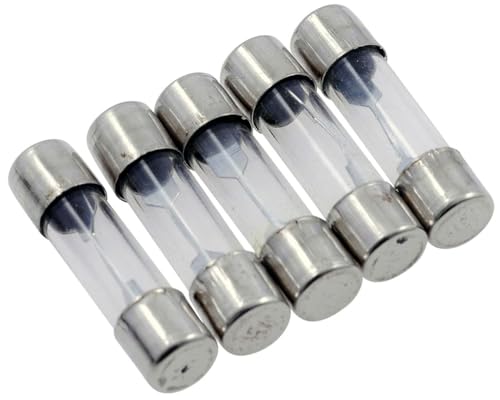 PW Fuse, 25mm, 15 Amp, Glas, CE, 5er Pack von veeu