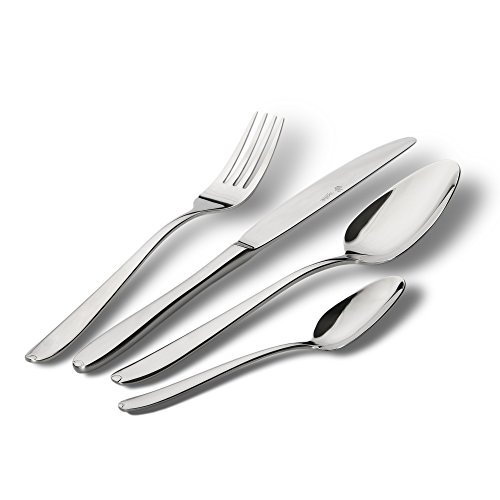 PW Paul Wirths CULTURA 44 Besteck Set für 6 Personen, Essbesteck 30-teilig, Edelstahl rostfrei, poliert & spülmaschinenfest, Tafelbesteck mit Besteckkasten von PW Paul Wirths