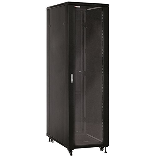 PW WP WPN-RNB-42606-B Regal 500 kg freistehend, 42U schwarz – Regale (500 kg, freistehend, 42U, schwarz, 48,3 cm (19 Zoll), IP20) von WP Rack