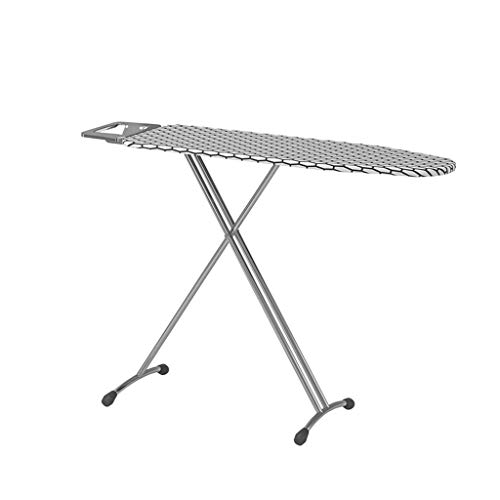 120 37 95 cm Bügelbrett, höhenverstellbares Bügelbrett, rostfreies Bügelbrett aus Metall, geeignet für Wäschezentren, Bedruckte Bügelbretter aus Baumwolle (Color : A, Size : 1203795CM) von PWABAF