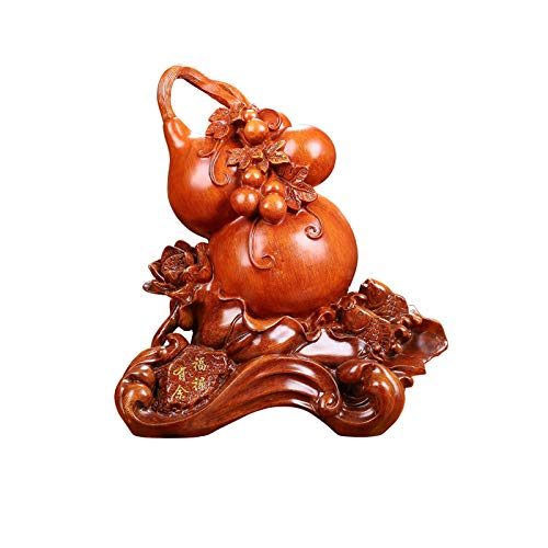 Feng Shui Ornamente Lucky Feng Shui Kürbis Dekoration Basteln Einweihungsgeschenk Kürbis Haus Wohnzimmer Weinschrank Eingangsdekoration Bürodekoration Feng Shui Statue von PWABAF