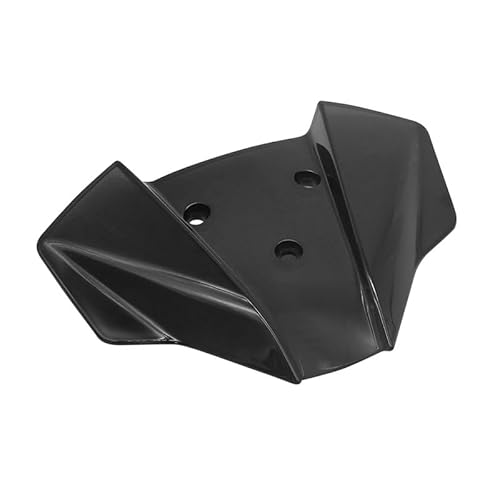 PWBYU Motorrad Windshield Windabweiser für Duke 390 125 Duke 390 Duke 125 2024, Kältefestes Spoiler Deflektor Winddichtes Windschutzscheibe,A/Black von PWBYU