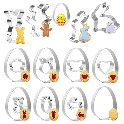 Ausstechformen Ostern,Ostern,13 Stück DIY Hase Ostereier Blumen Tiere Schimmel Set,3D Ostern Plätzchenausstecher,für Ostern Basteln Kinder Ostern Deko Ostern Ausstechformen Ausstechformen Ostern,Ostern,13 Stück DIY Hase Ostereier Blumen Tiere Schimmel Set,3D Ostern Plätzchenausstecher,für Ostern Basteln Kinder Ostern Deko Ostern Ausstechformen von PWCTNT