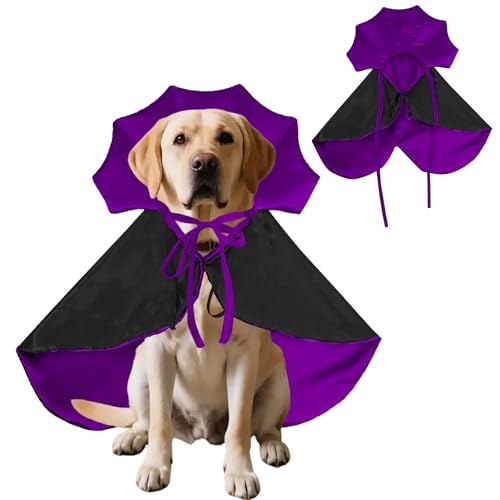 Vampir-Kostüm für Hunde und Katzen, Vampir-Umhang für kleine, mittelgroße und große Hunde und Katzen, Haustier-Partyzubehör, Urlaubszubehör Vampir-Kostüm für Hunde und Katzen, Vampir-Umhang für kleine, mittelgroße und große Hunde und Katzen, Haustier-Partyzubehör, Urlaubszubehör von PWMENLK