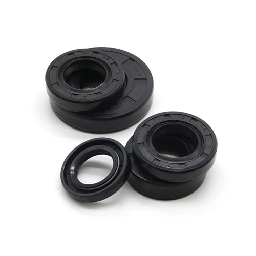 Hardware 2/5/10 Stück ID 18/19 mm NBR-Öldichtung TC-18/19 * 28/30/32/35/40/42/45/47 * 5/6/7/8 mm Nitrilkautschukwelle Doppellippen-Öldichtungen Packungsscheibe(5pcs,19x28x7mm) von PWQBABJWL