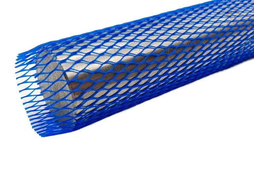 PWS Ø15-50 mm | BLAU | Netzschutzschlauch Verpackungsnetz | 1000 Meter | Leichte Ausführung 9 g/m von PWS