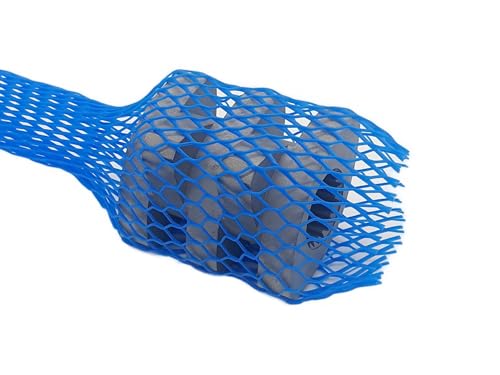 PWS Netzschlauch Ø25-80 mm | BLAU | Oberflächenschutznetz Verpackungsnetz | 5 Meter von PWS